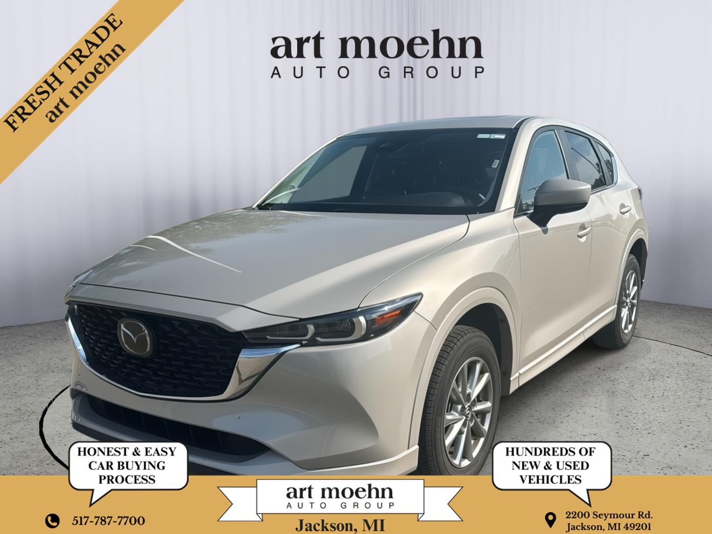 Gray (Platinum Quartz Metallic) 2025 Mazda CX-5 SUV / Crossover All-Wheel Drive Automatic