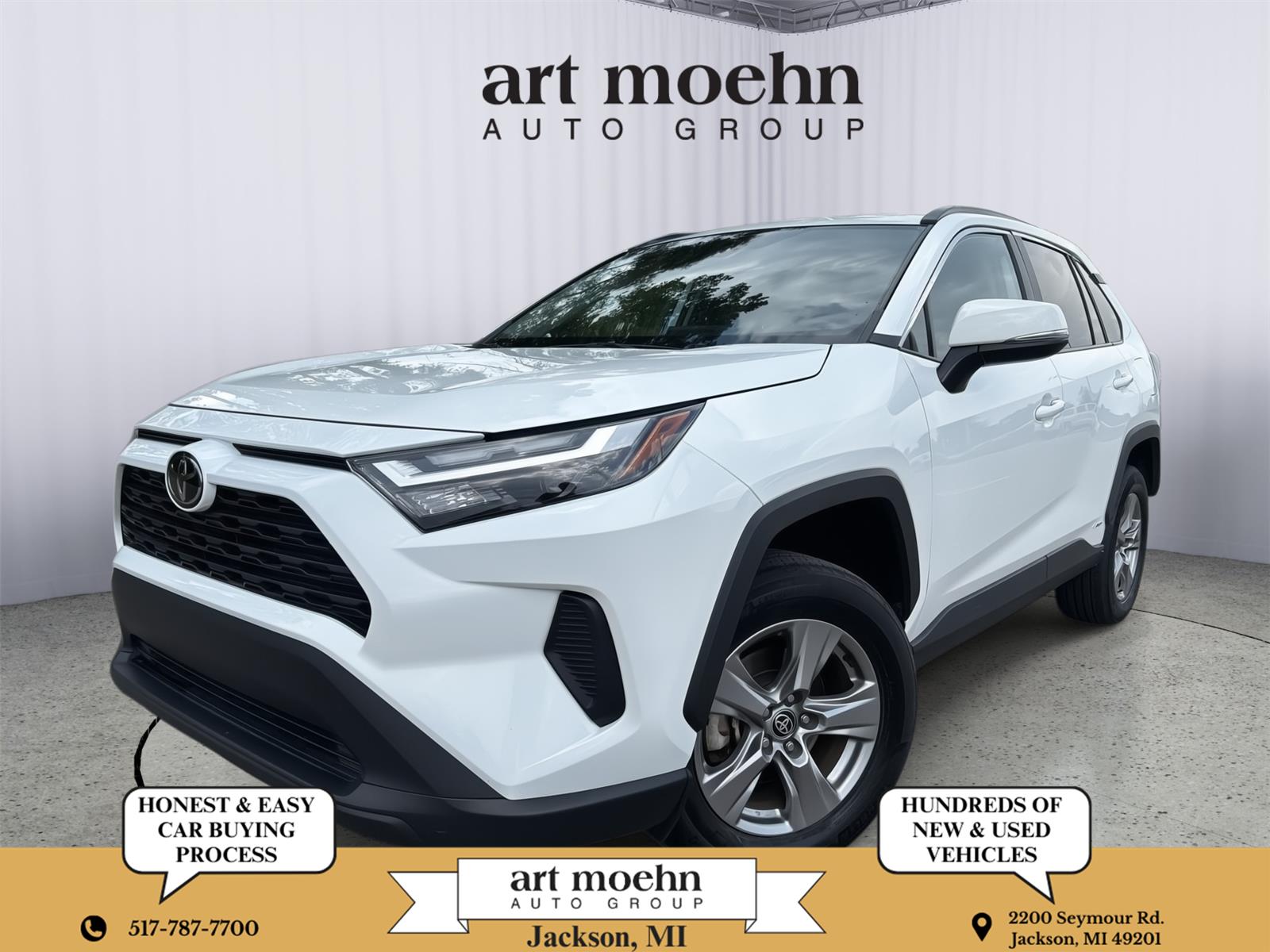 Ice Cap 2025 Toyota RAV4 Hybrid SUV / Crossover All-Wheel Drive Continuously Variable Transmission