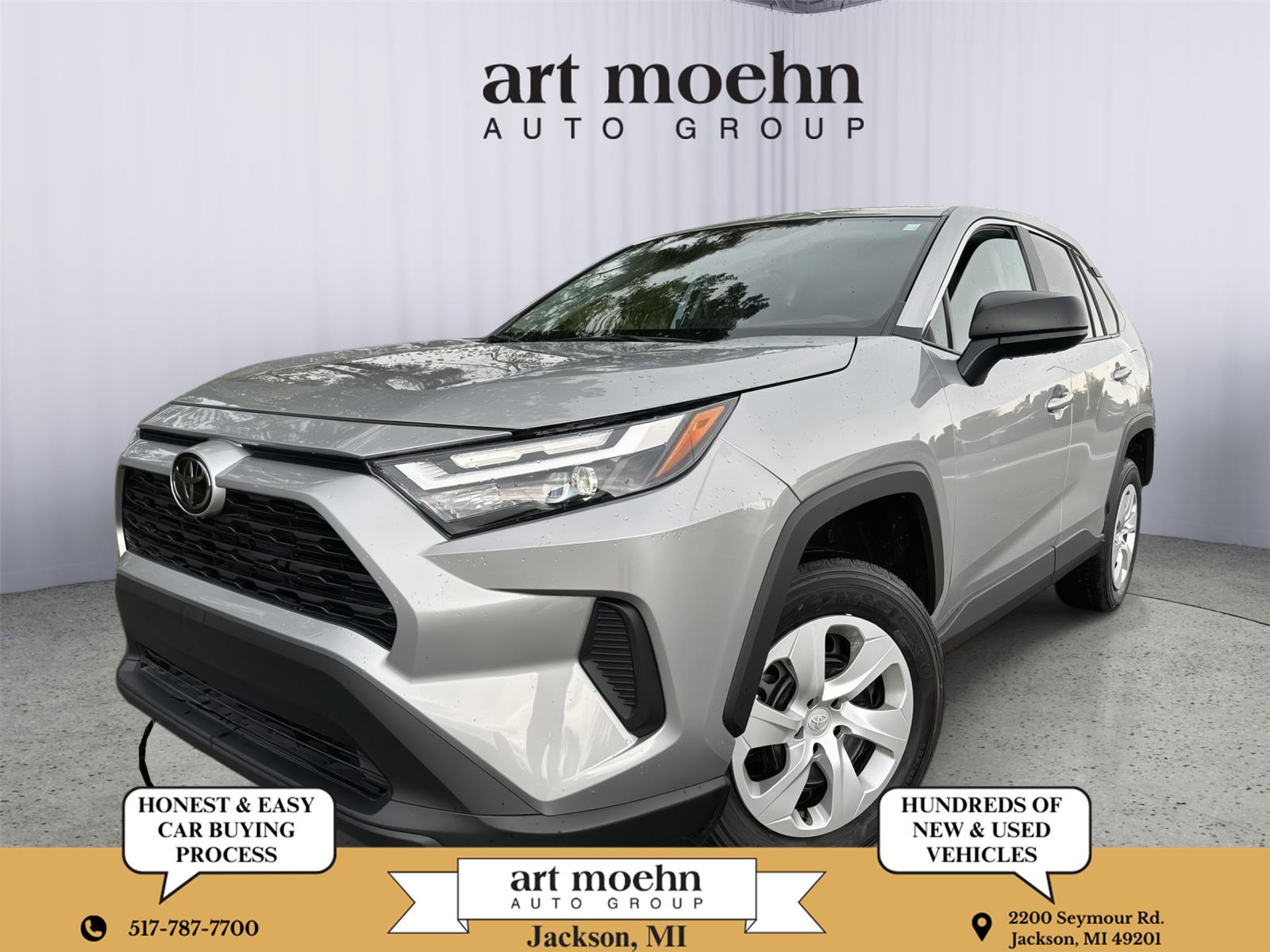 Silver Sky Metallic 2025 Toyota RAV4 SUV / Crossover All-Wheel Drive Automatic