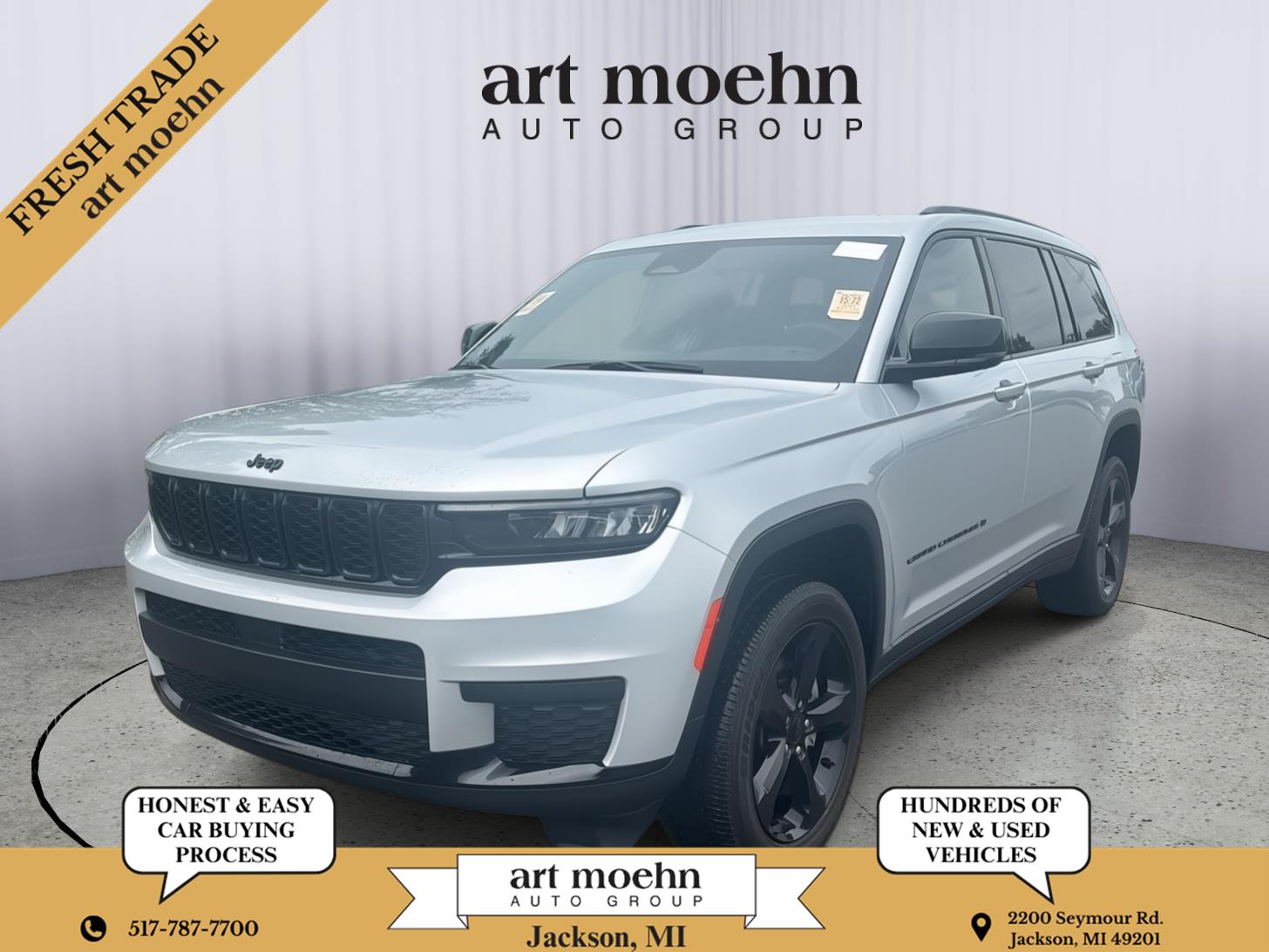 Silver Zynith 2024 Jeep Grand Cherokee L SUV / Crossover Four-Wheel Drive 8-Speed Automatic