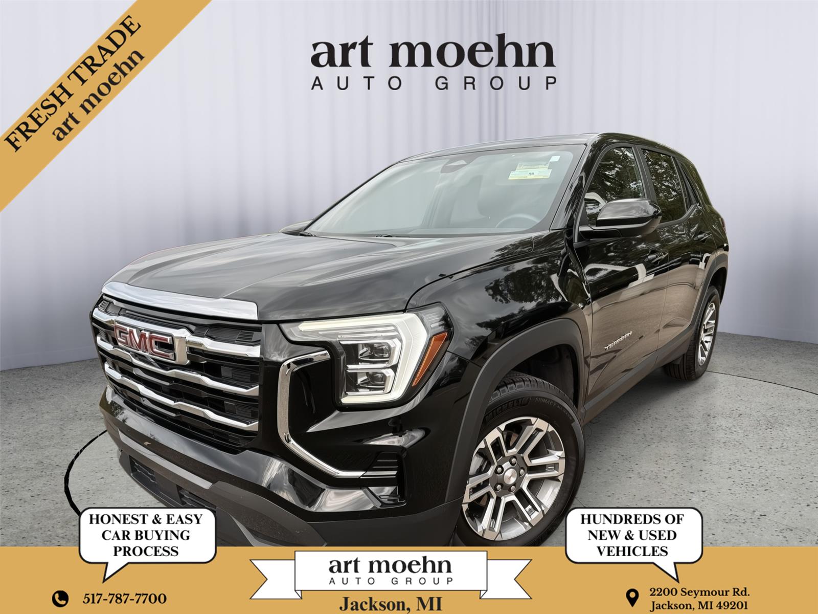 Black (Ebony Twilight Metallic) 2026 GMC Terrain SUV / Crossover Four-Wheel Drive 8-Speed Automatic