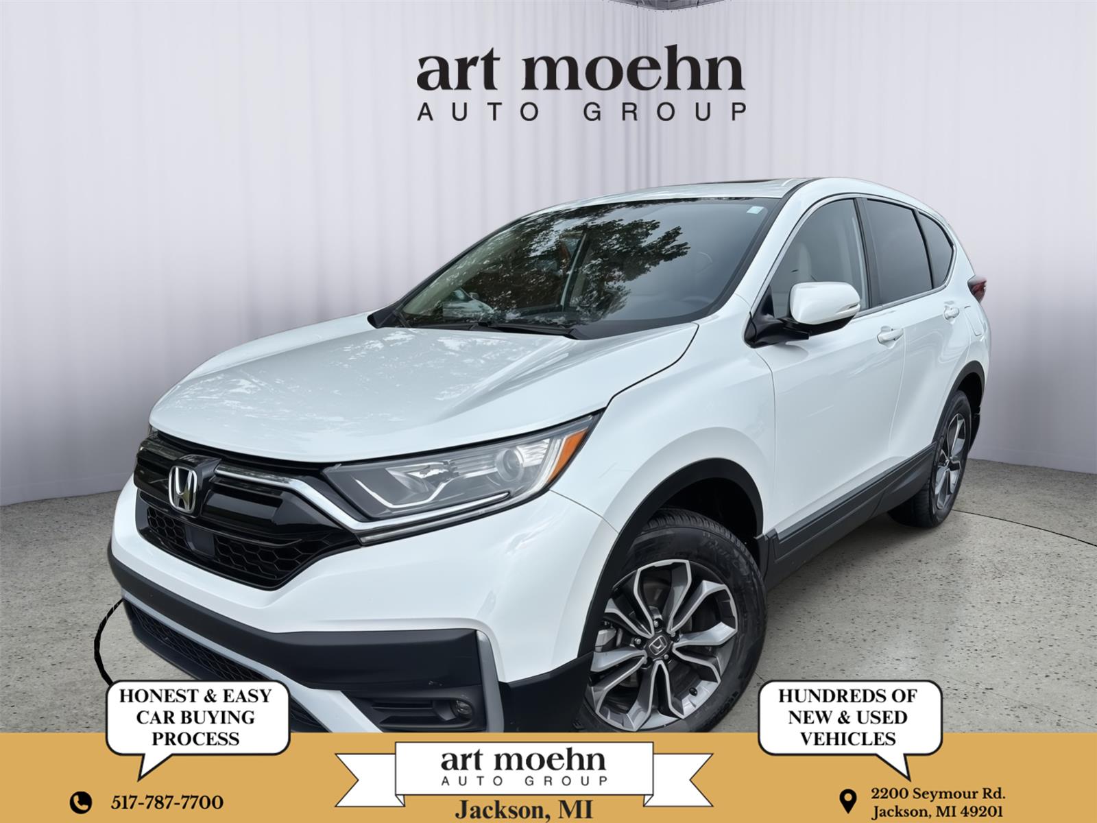Platinum White Pearl 2021 Honda CR-V SUV / Crossover All-Wheel Drive Continuously Variable Transmission