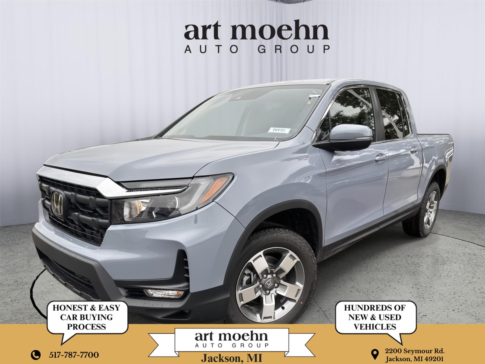 Sonic Gray Pearl 2026 Honda Ridgeline Pickup Truck All-Wheel Drive Automatic