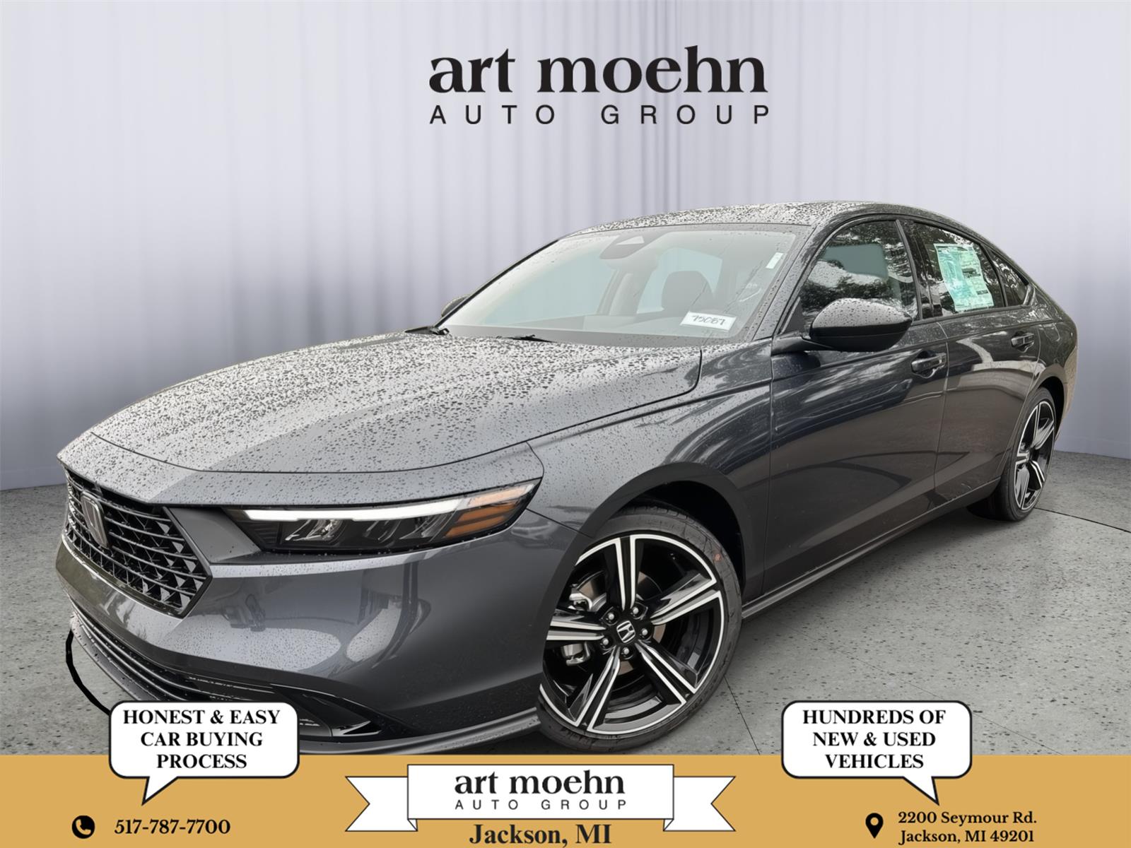 Meteorite Gray Metallic 2026 Honda Accord Sedan Front-Wheel Drive Continuously Variable Transmission