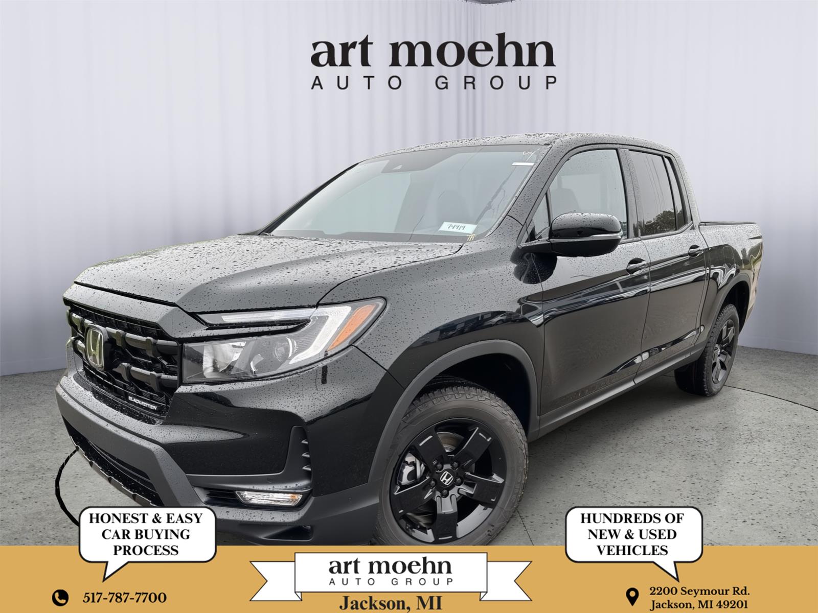 Crystal Black Pearl 2026 Honda Ridgeline Pickup Truck All-Wheel Drive Automatic