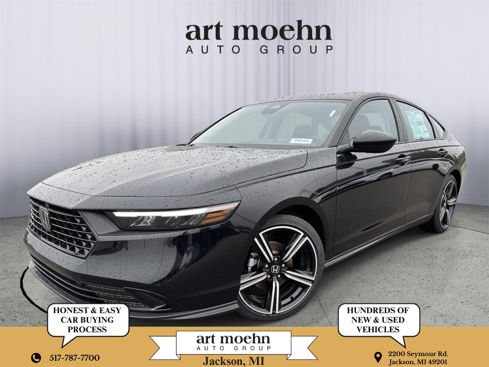 Crystal Black Pearl 2026 Honda Accord Sedan Front-Wheel Drive Continuously Variable Transmission