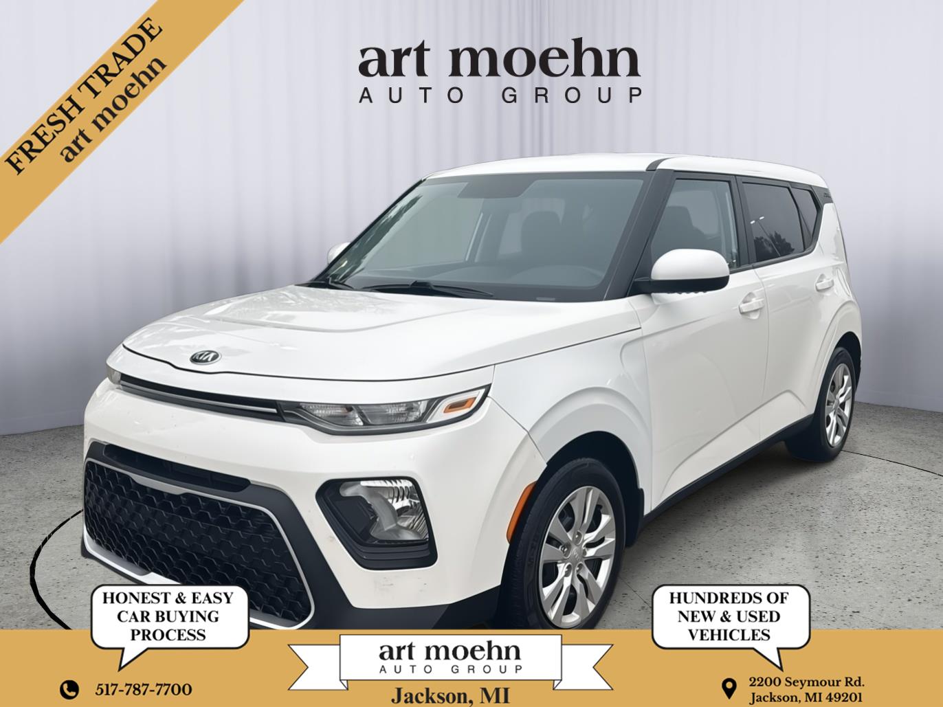 Snow White Pearl 2020 Kia Soul SUV / Crossover Front-Wheel Drive Continuously Variable Transmission