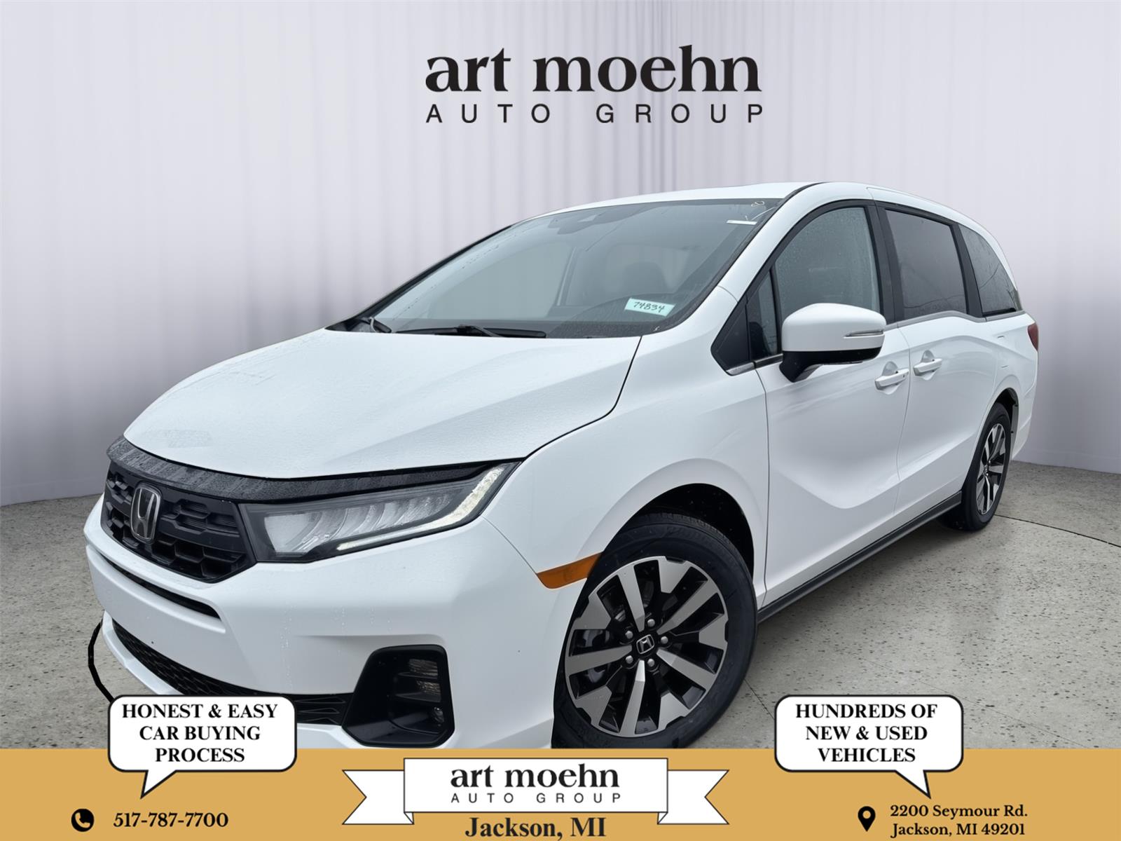 Platinum White Pearl 2026 Honda Odyssey Minivan Front-Wheel Drive Automatic