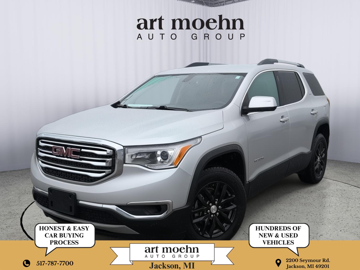 Quicksilver Metallic 2019 GMC Acadia SUV / Crossover Four-Wheel Drive 6-Speed Automatic