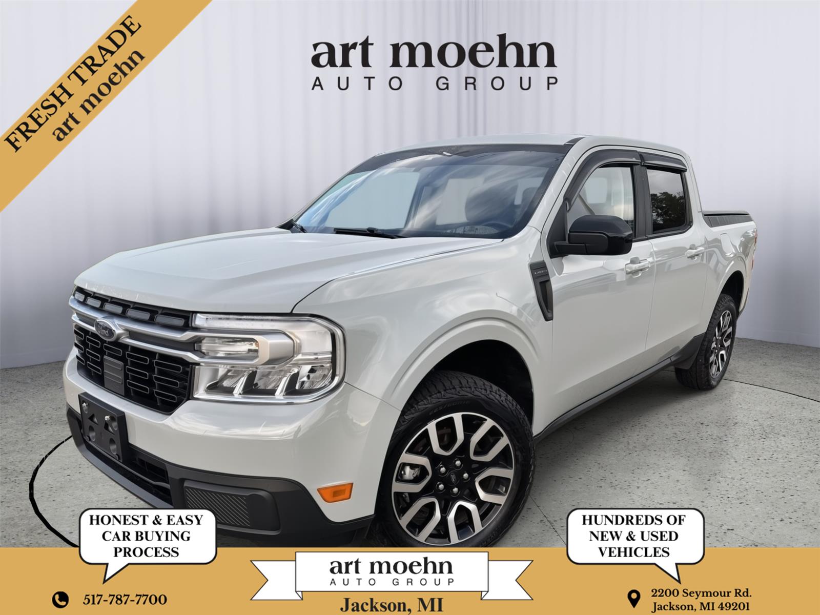 Cactus Gray 2024 Ford Maverick Pickup Truck Front-Wheel Drive Continuously Variable Transmission