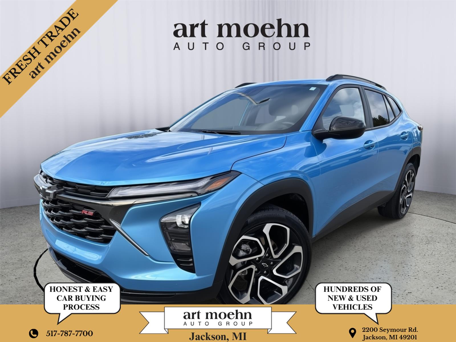 Marina Blue Metallic 2025 Chevrolet Trax SUV / Crossover Front-Wheel Drive 6-Speed Automatic