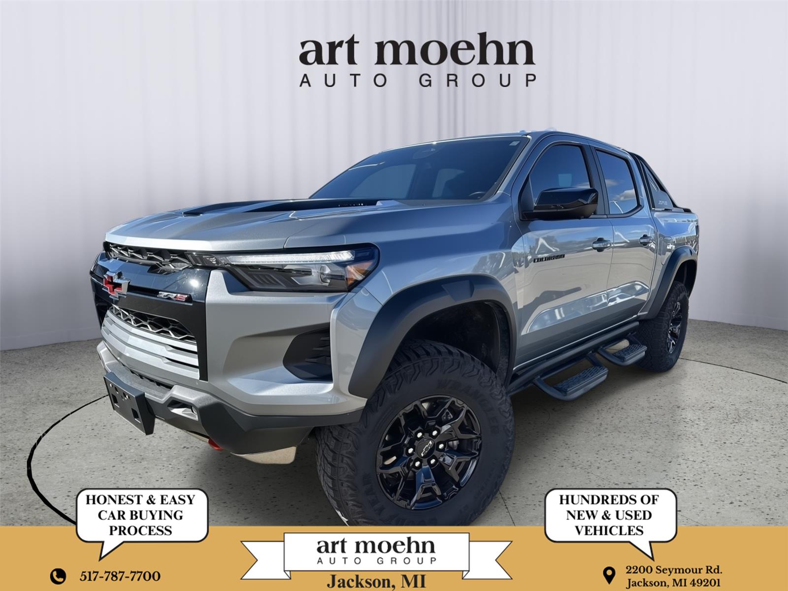 Sterling Gray Metallic 2025 Chevrolet Colorado Pickup Truck Four-Wheel Drive 8-Speed Automatic
