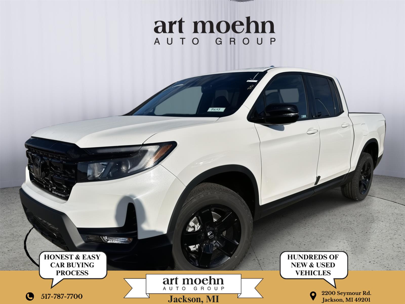 Platinum White Pearl 2026 Honda Ridgeline Pickup Truck All-Wheel Drive Automatic