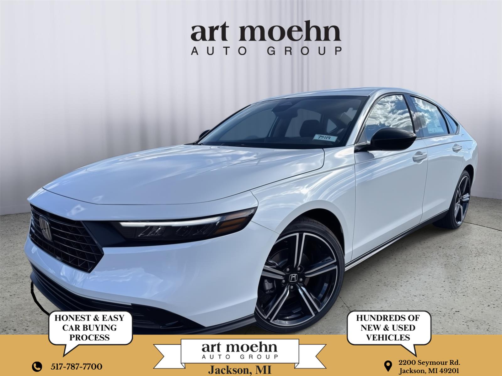 Platinum White Pearl 2026 Honda Accord Sedan Front-Wheel Drive Continuously Variable Transmission