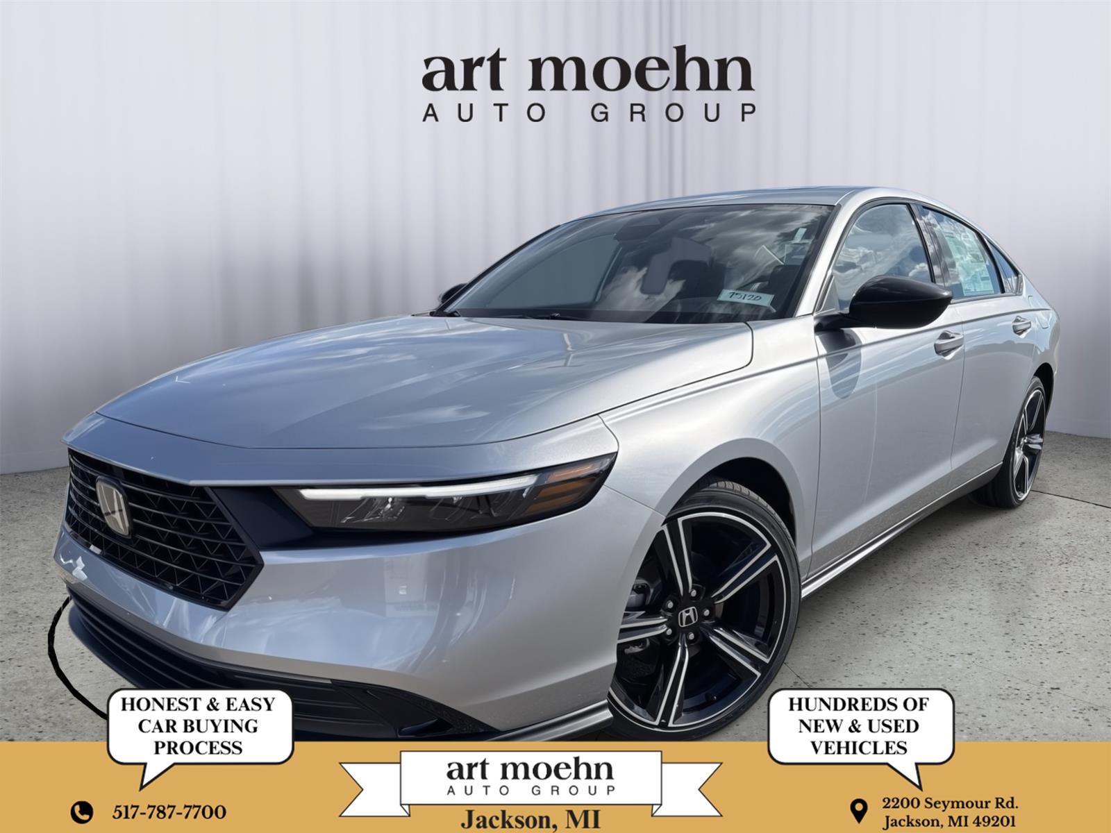 Solar Silver Metallic 2026 Honda Accord Sedan Front-Wheel Drive Continuously Variable Transmission