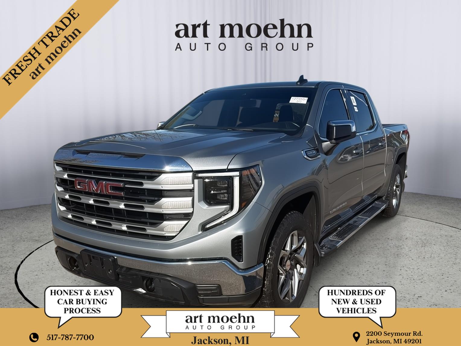 Sterling Metallic 2025 GMC Sierra 1500 Pickup Truck Four-Wheel Drive 8-Speed Automatic