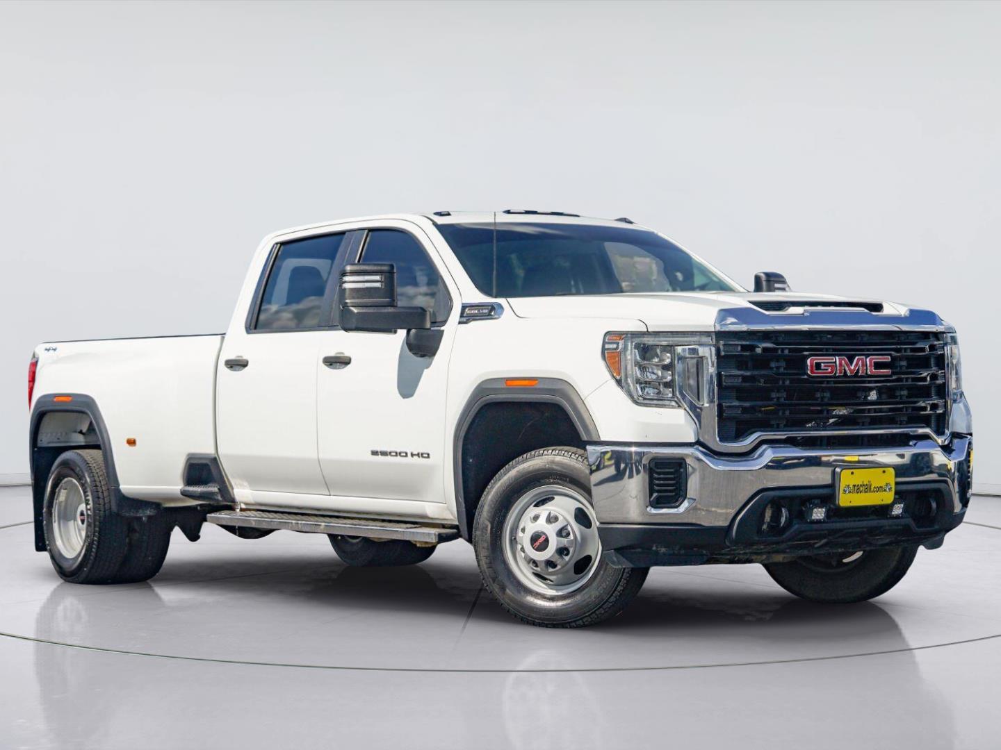 Summit White 2020 GMC Sierra 3500HD Pickup Truck Four-Wheel Drive 6-Speed Automatic