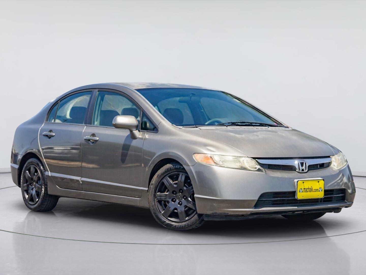 Gray 2008 Honda Civic Sedan Front-Wheel Drive Automatic
