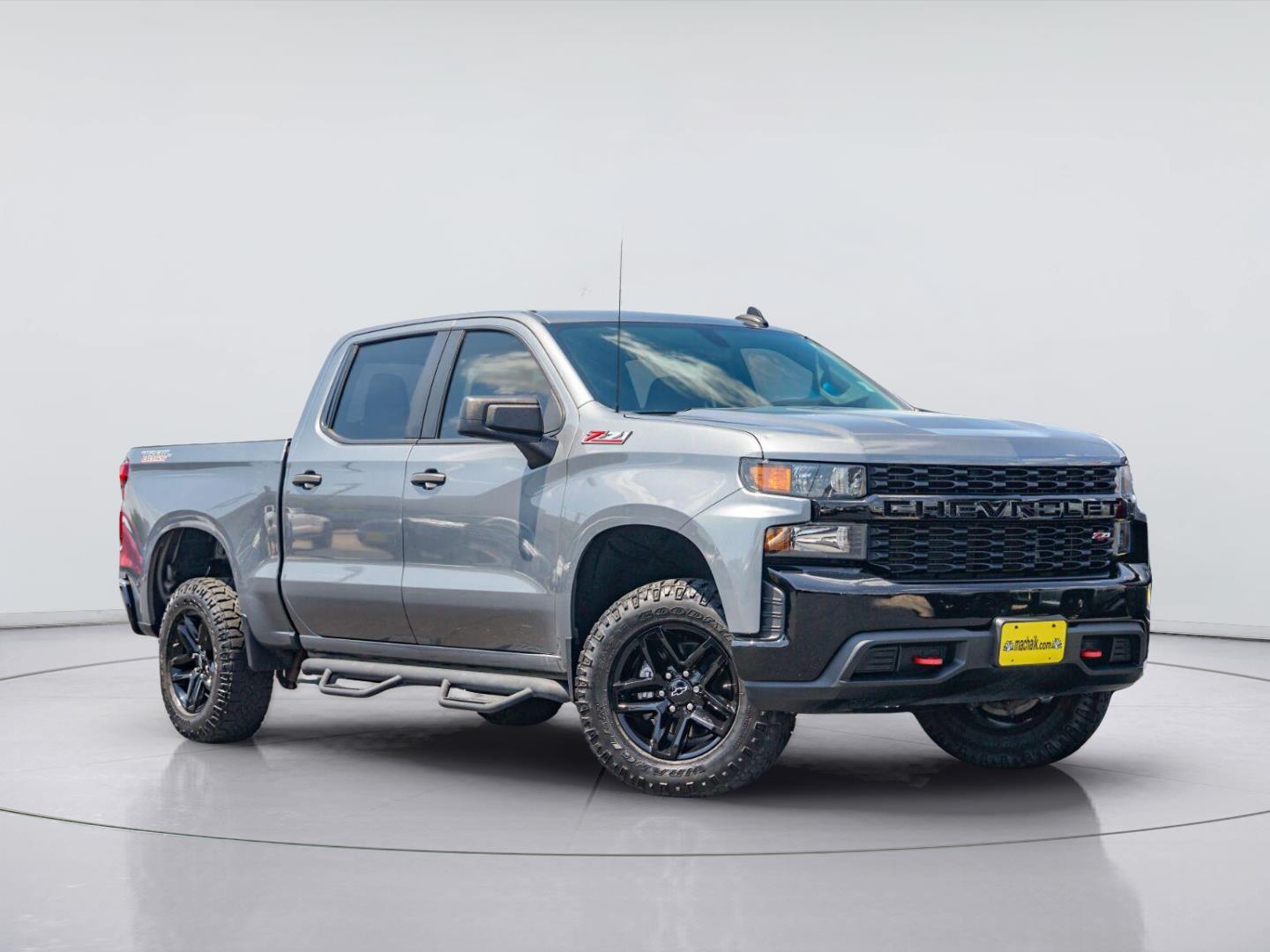 Gray (Satin Steel Metallic) 2021 Chevrolet Silverado 1500 Pickup Truck Four-Wheel Drive 6-Speed Automatic