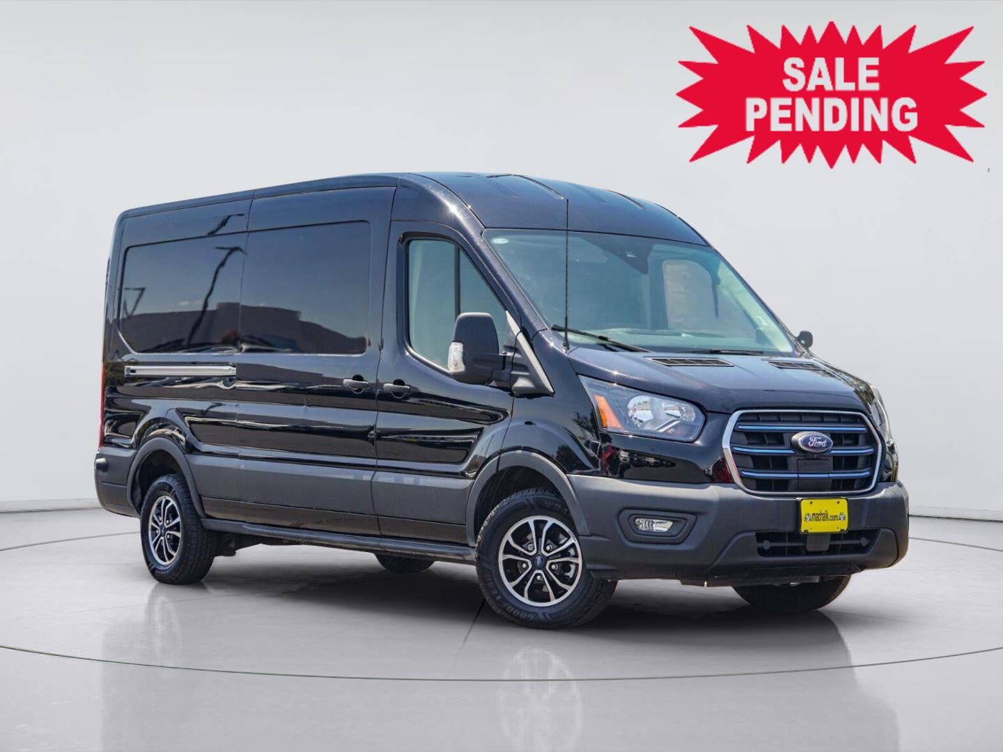 Agate Black 2023 Ford E-Transit Van Rear-Wheel Drive 1-Speed Dual Clutch