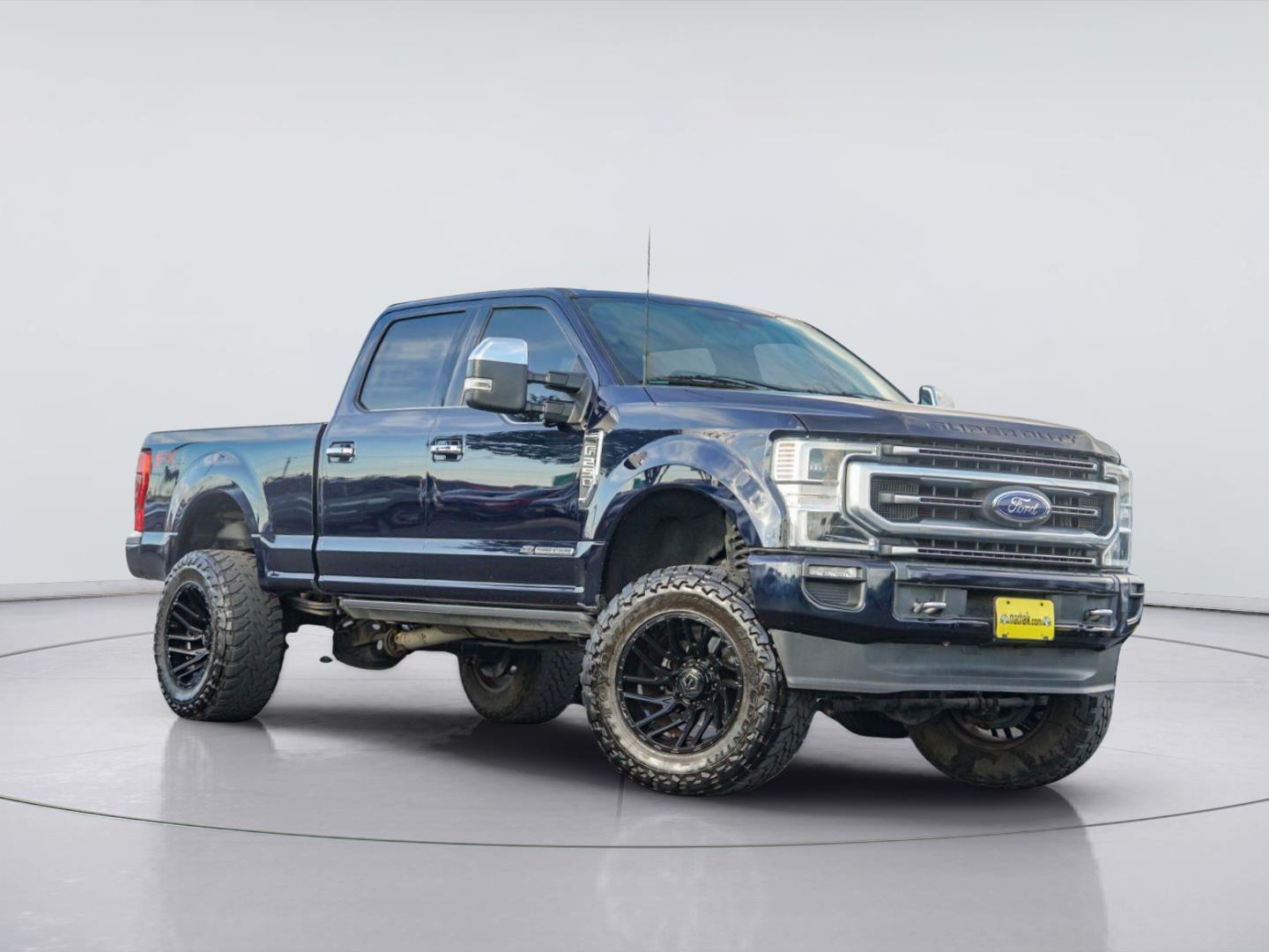 Antimatter Blue 2022 Ford F-250 Super Duty Pickup Truck Four-Wheel Drive Automatic