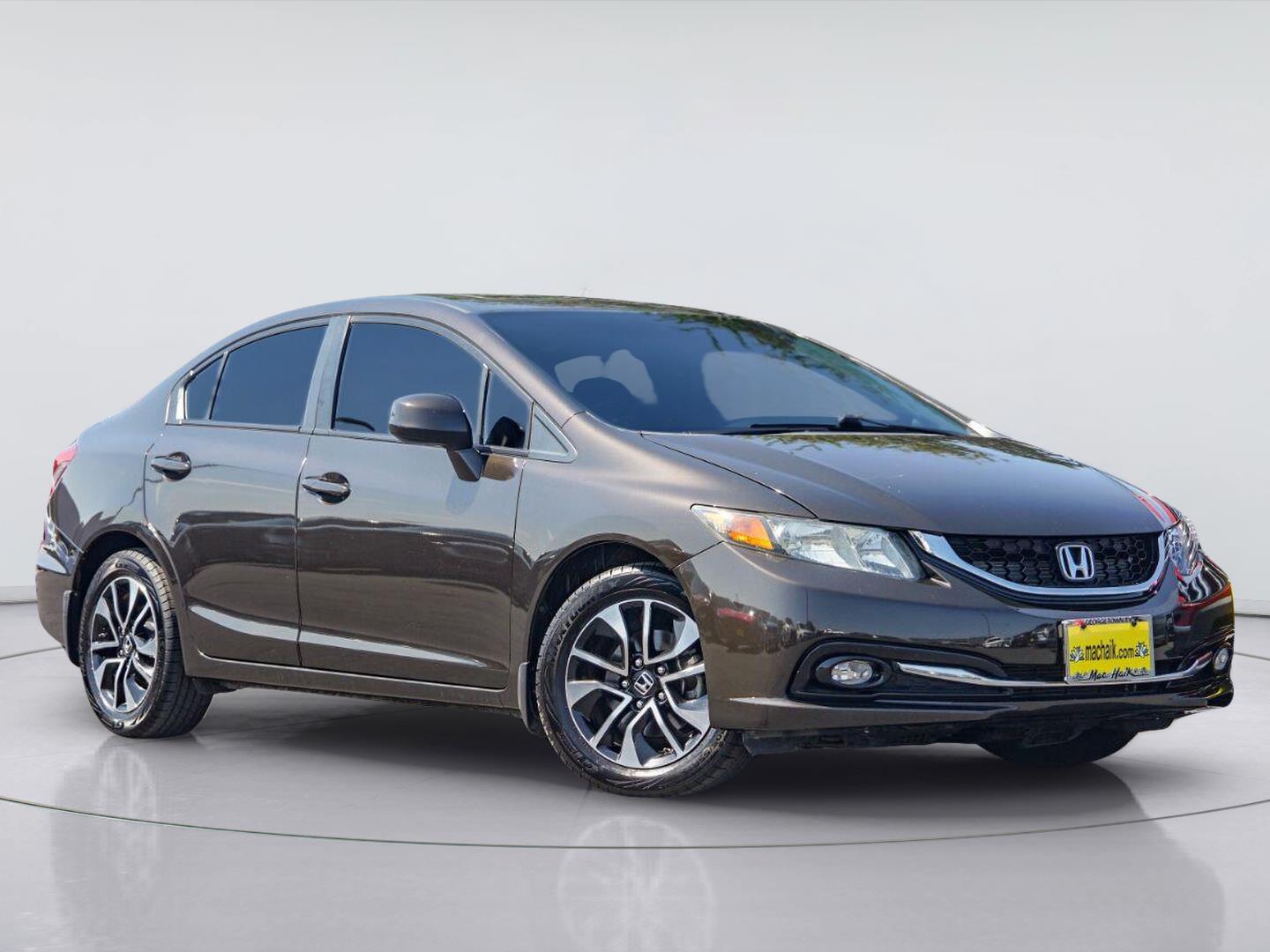 Kona Coffee Metallic 2013 Honda Civic Sedan Front-Wheel Drive Automatic
