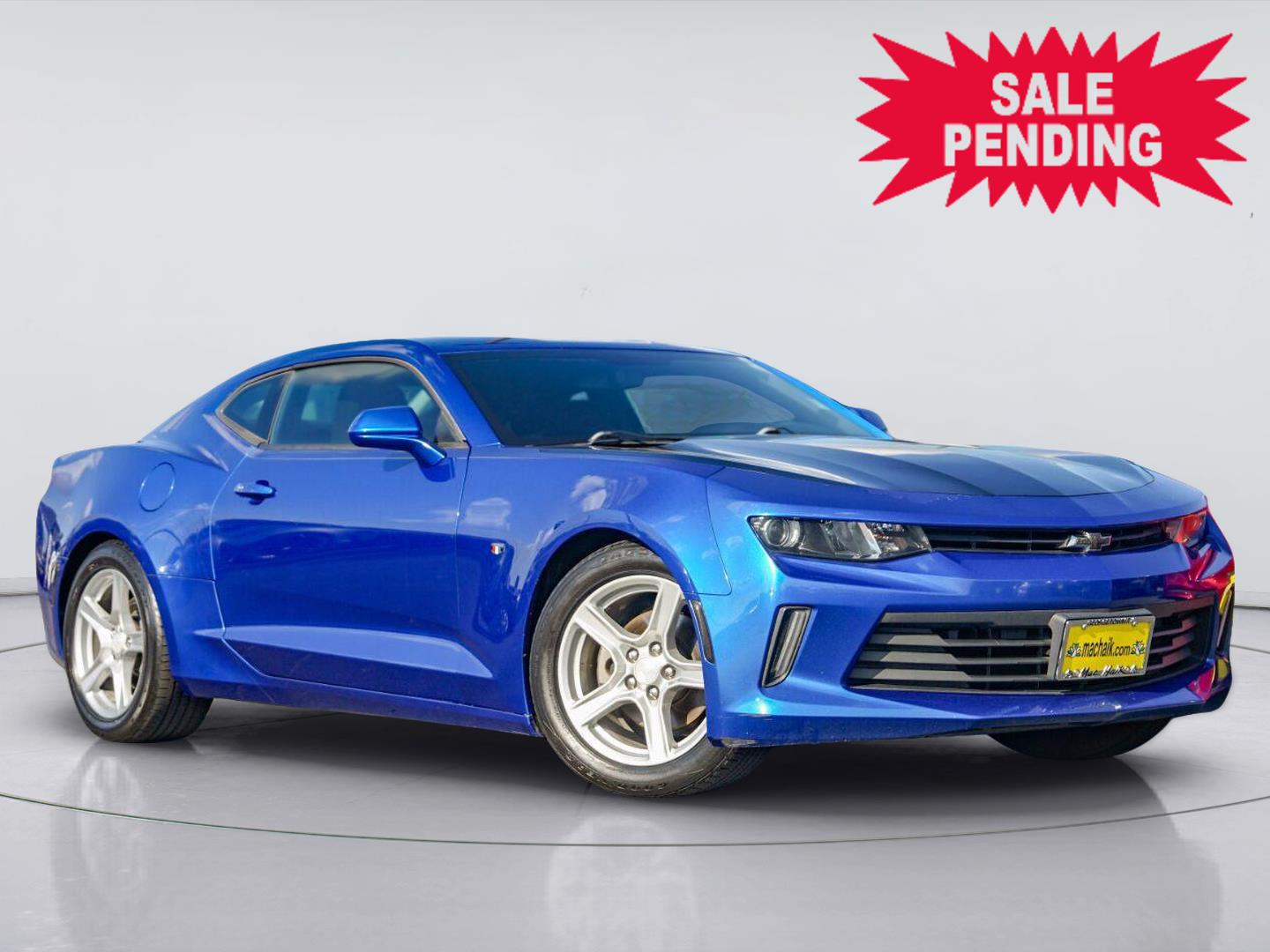 Hyper Blue Metallic 2018 Chevrolet Camaro Coupe Rear-Wheel Drive 8-Speed Automatic