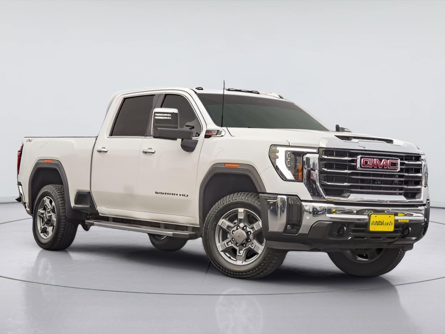 Summit White 2025 GMC Sierra 2500HD Pickup Truck Four-Wheel Drive Automatic