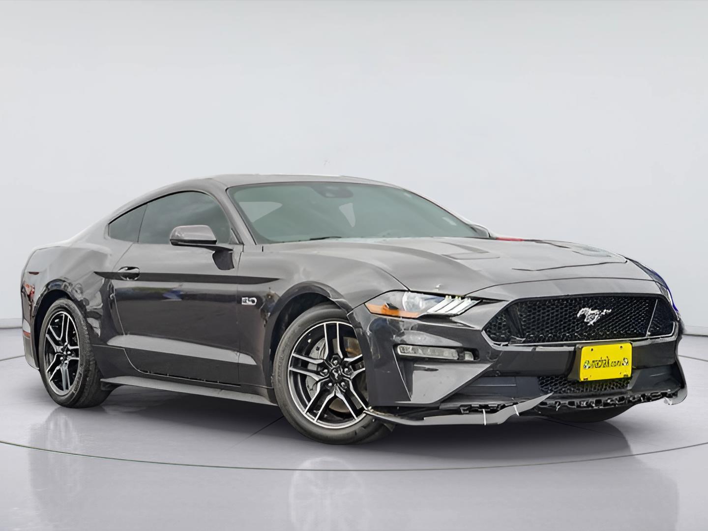 Dark Matter Gray 2022 Ford Mustang Coupe Rear-Wheel Drive Automatic