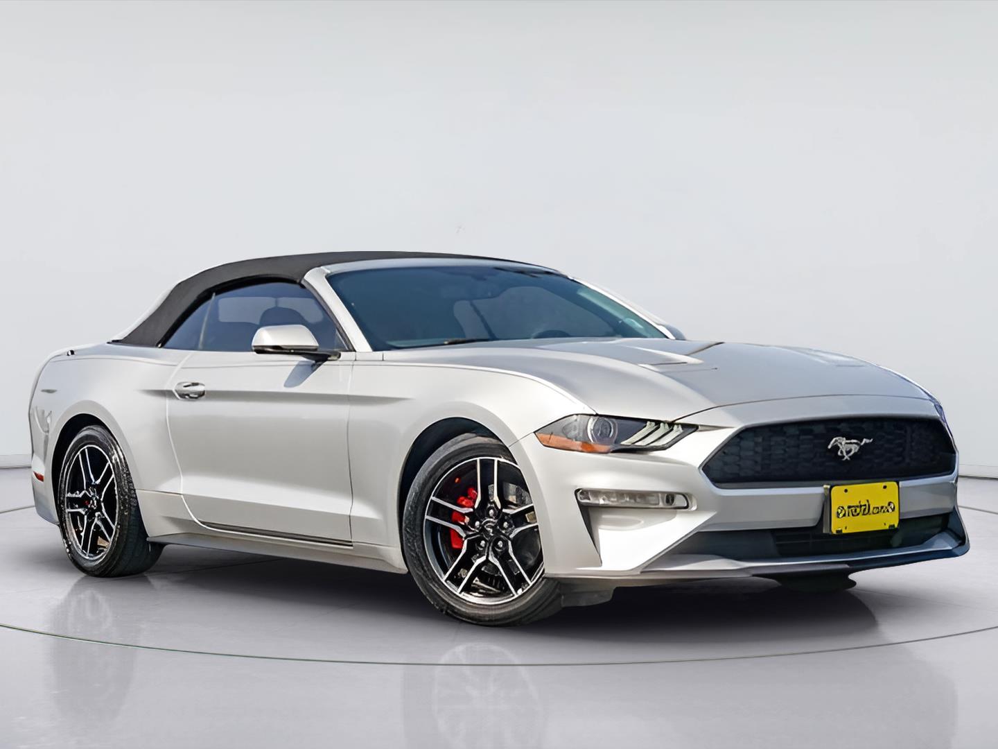 Ingot Silver 2019 Ford Mustang Convertible Rear-Wheel Drive Automatic