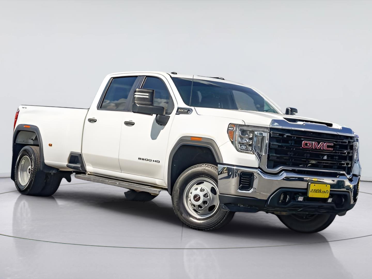Summit White 2020 GMC Sierra 3500HD Pickup Truck Four-Wheel Drive 6-Speed Automatic