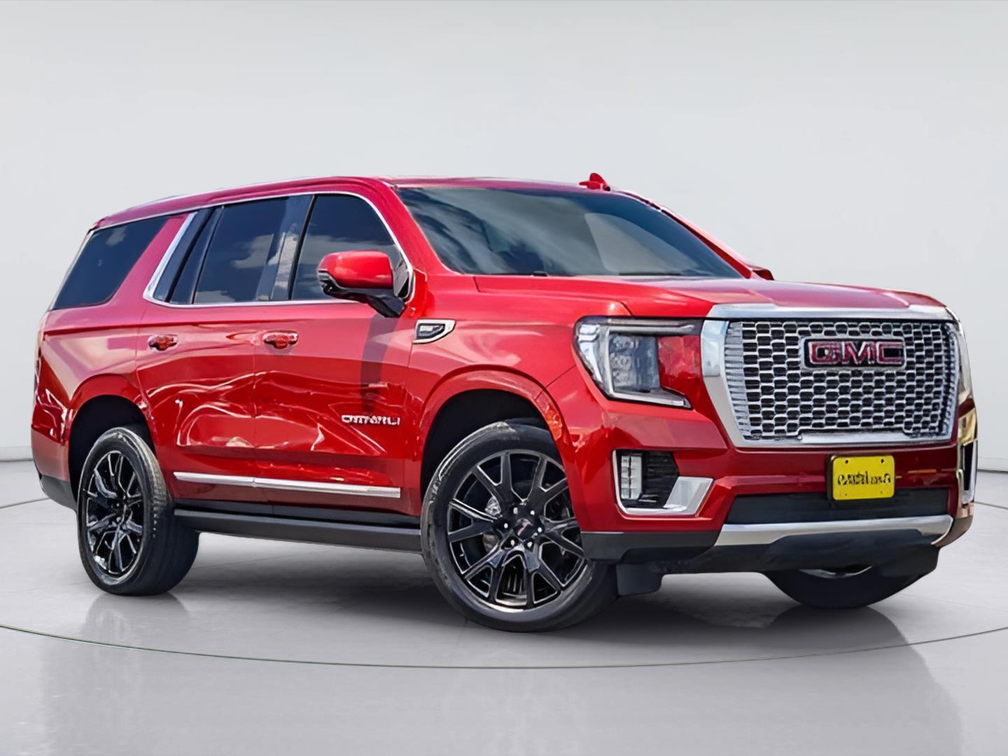 Volcanic Red Tintcoat 2023 GMC Yukon SUV / Crossover Four-Wheel Drive Automatic