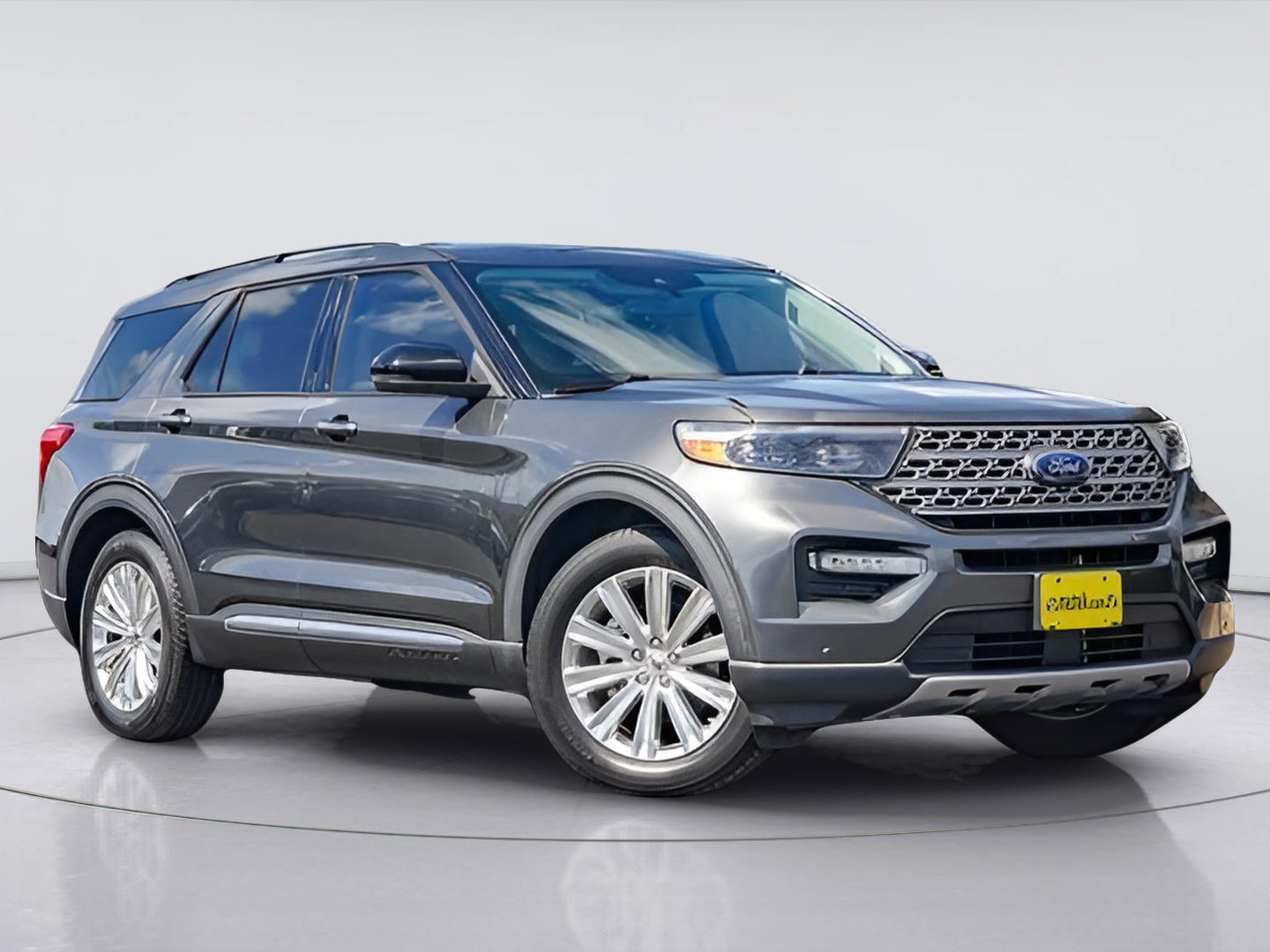 Gray (Magnetic) 2020 Ford Explorer SUV / Crossover Rear-Wheel Drive Automatic