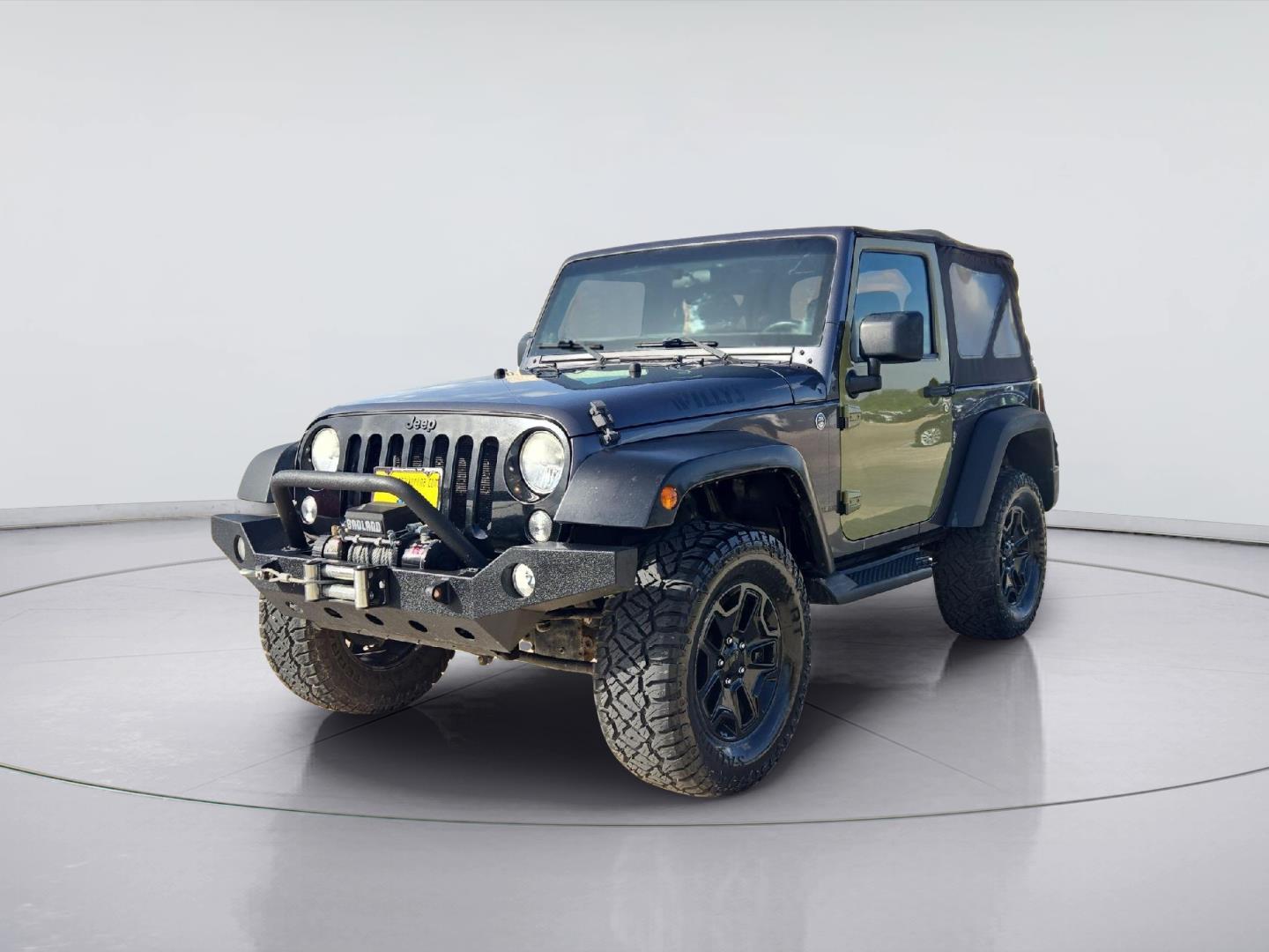 Gray (Granite Crystal Metallic Clearcoat) 2014 Jeep Wrangler SUV / Crossover Four-Wheel Drive 6-Speed Manual