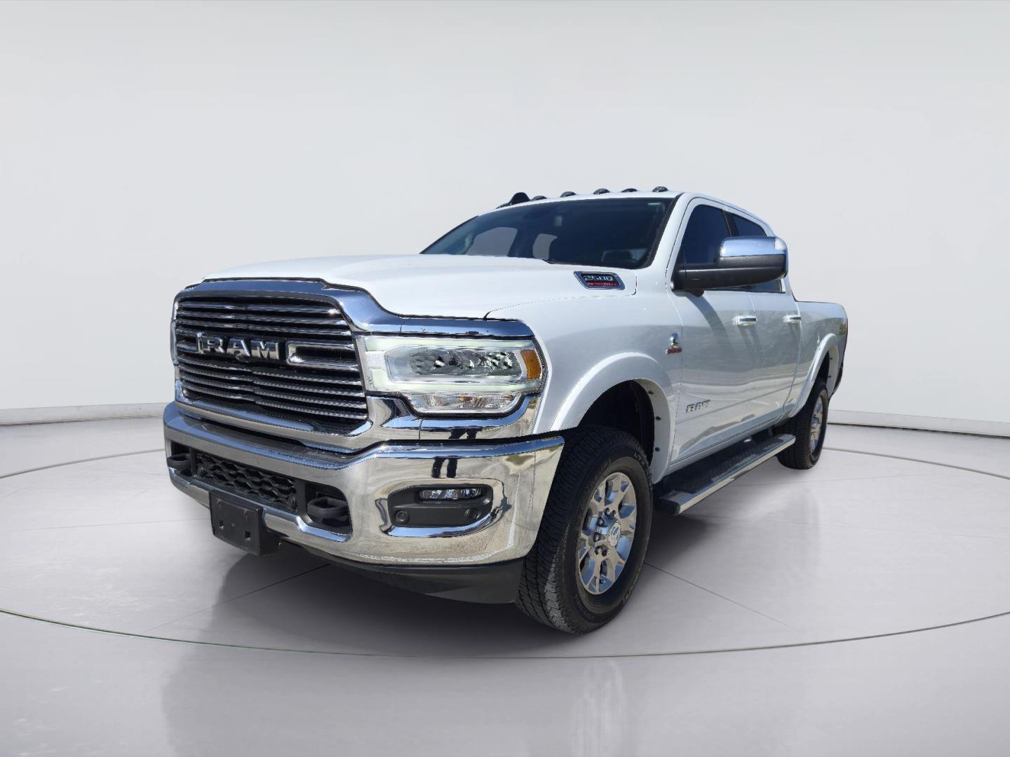 Bright White Clearcoat 2021 RAM 2500 Pickup Truck Four-Wheel Drive 6-Speed Automatic