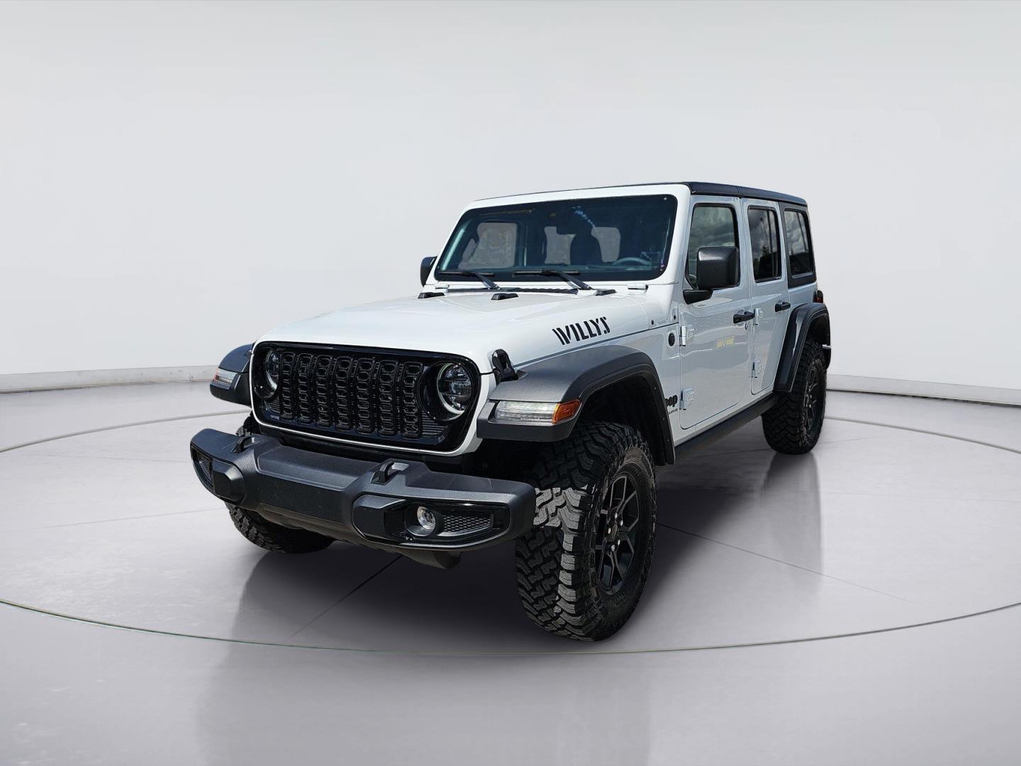 Bright White Clearcoat 2025 Jeep Wrangler SUV / Crossover Four-Wheel Drive 8-Speed Automatic