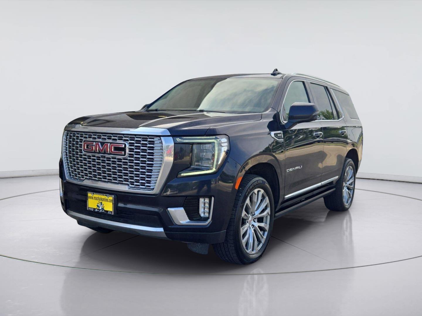 Midnight Blue Metallic 2023 GMC Yukon SUV / Crossover Four-Wheel Drive Automatic
