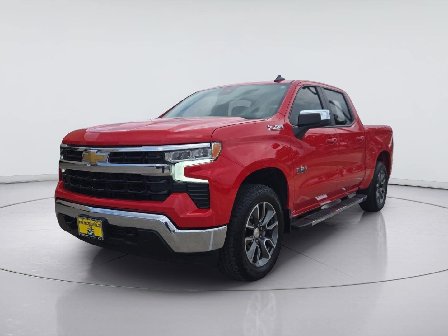 Red Hot 2025 Chevrolet Silverado 1500 Pickup Truck Four-Wheel Drive Automatic