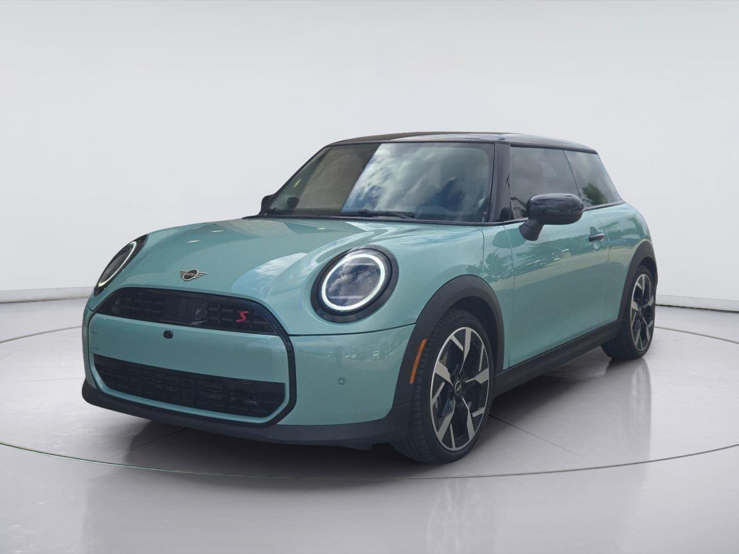 Ocean Wave Green Metallic 2025 MINI Cooper Hatchback Front-Wheel Drive 7-Speed Dual Clutch