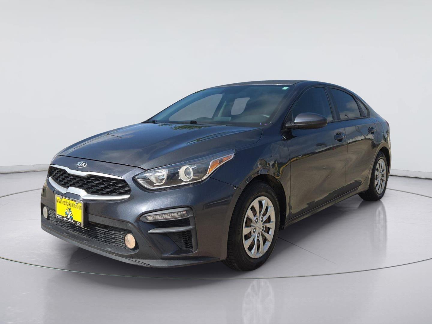 Gravity Gray 2021 Kia Forte Sedan Front-Wheel Drive Continuously Variable Transmission