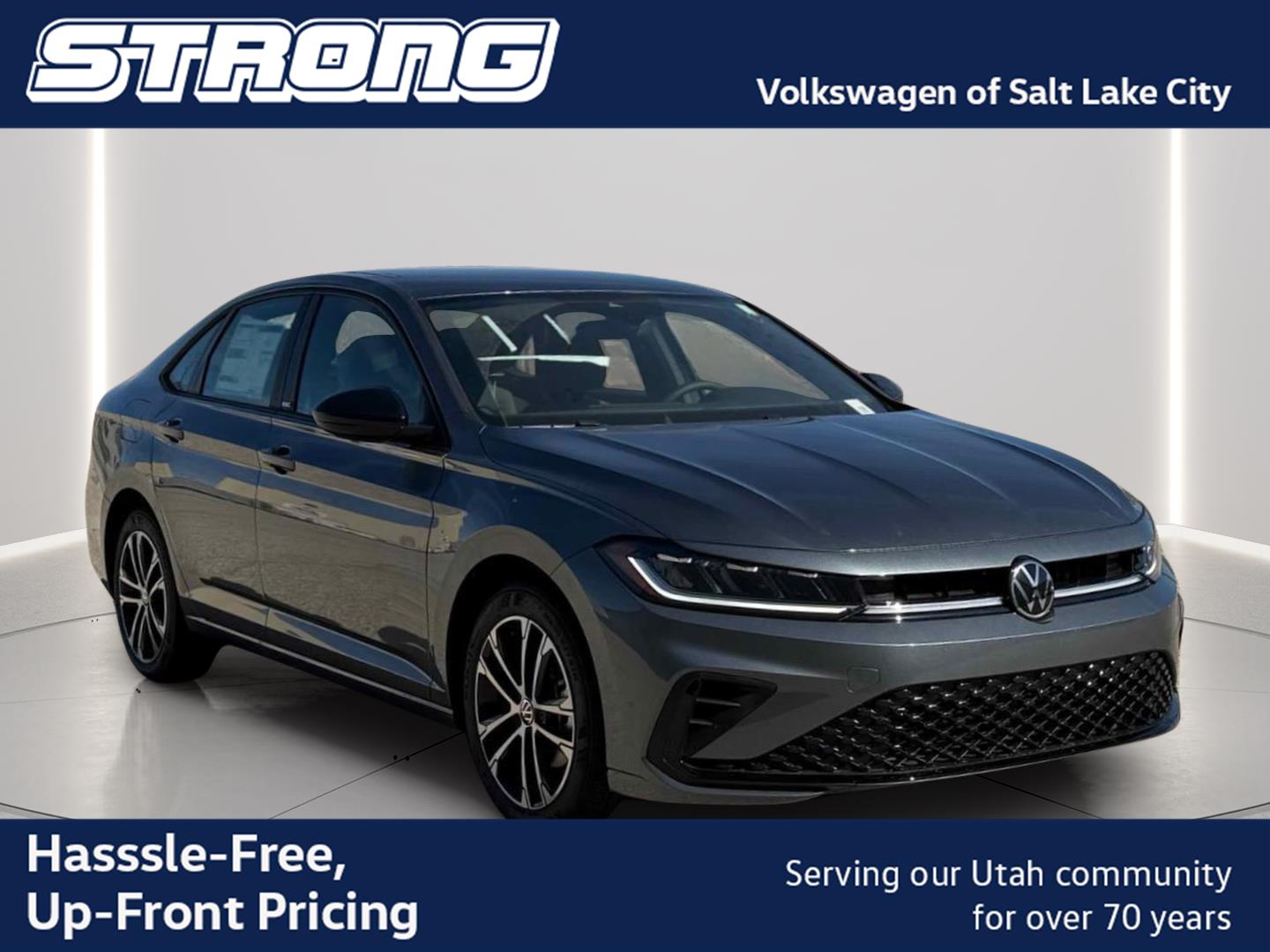 Platinum Gray Metallic 2026 Volkswagen Jetta Sedan Front-Wheel Drive Automatic