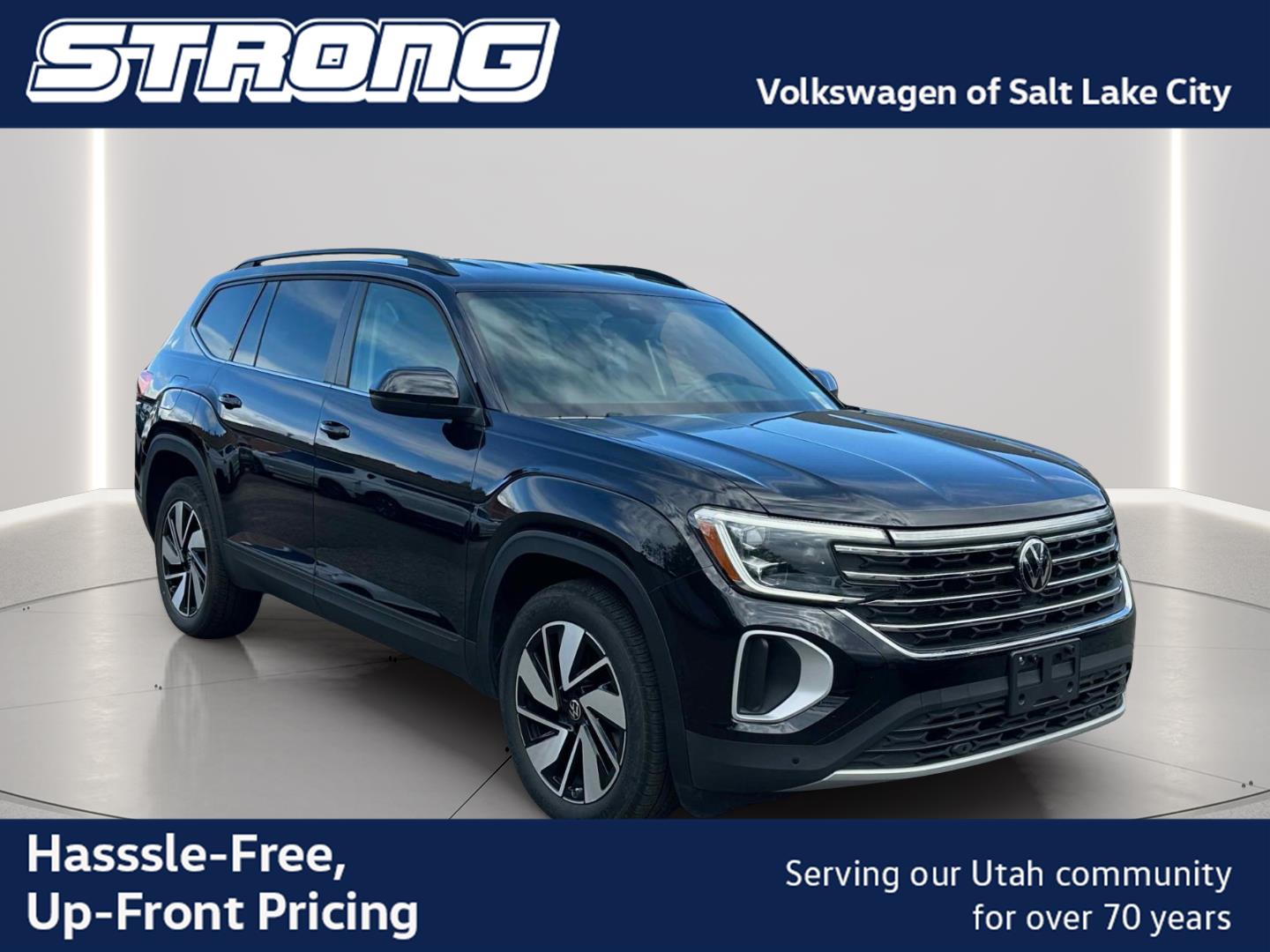 Deep Black Pearl 2026 Volkswagen Atlas SUV / Crossover All-Wheel Drive Automatic