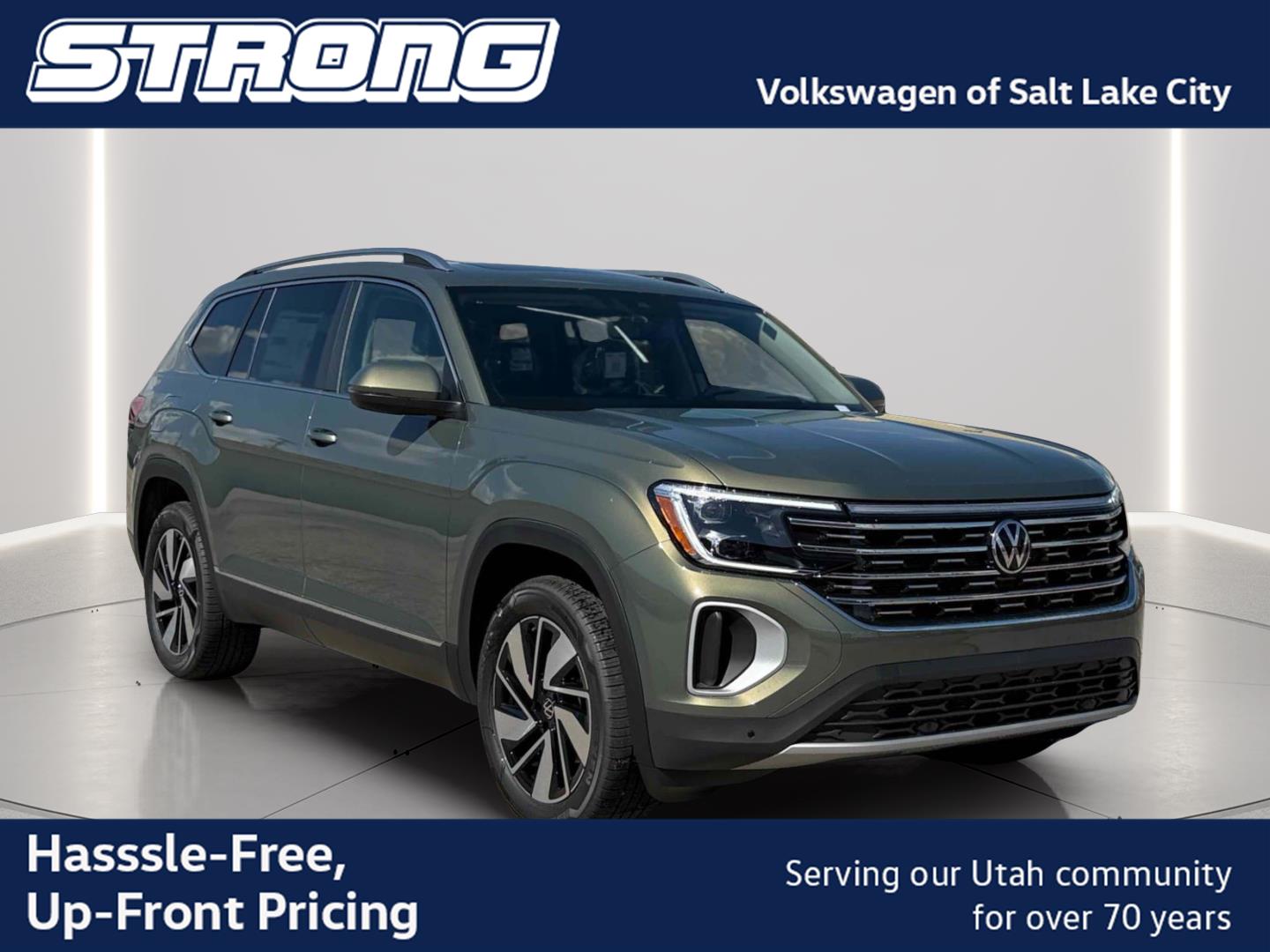 Avocado Green Pearl 2026 Volkswagen Atlas SUV / Crossover All-Wheel Drive Automatic