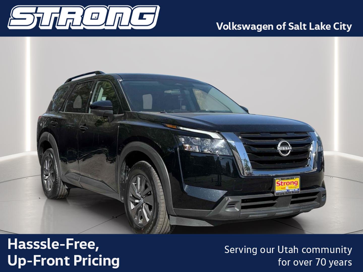 Super Black 2025 Nissan Pathfinder SUV / Crossover All-Wheel Drive Automatic