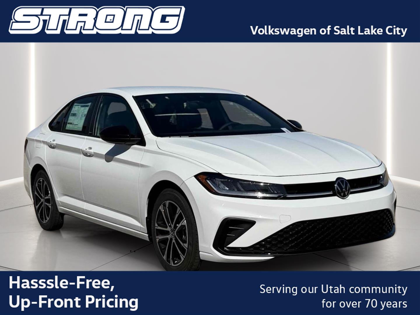 Pure White 2026 Volkswagen Jetta Sedan Front-Wheel Drive Automatic