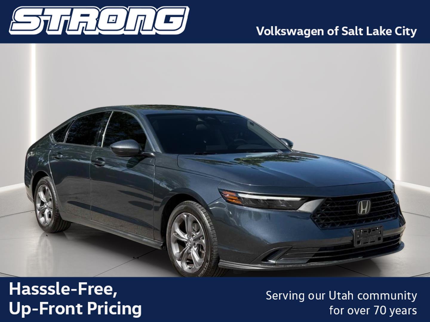 Meteorite Gray Metallic 2024 Honda Accord Sedan Front-Wheel Drive Continuously Variable Transmission