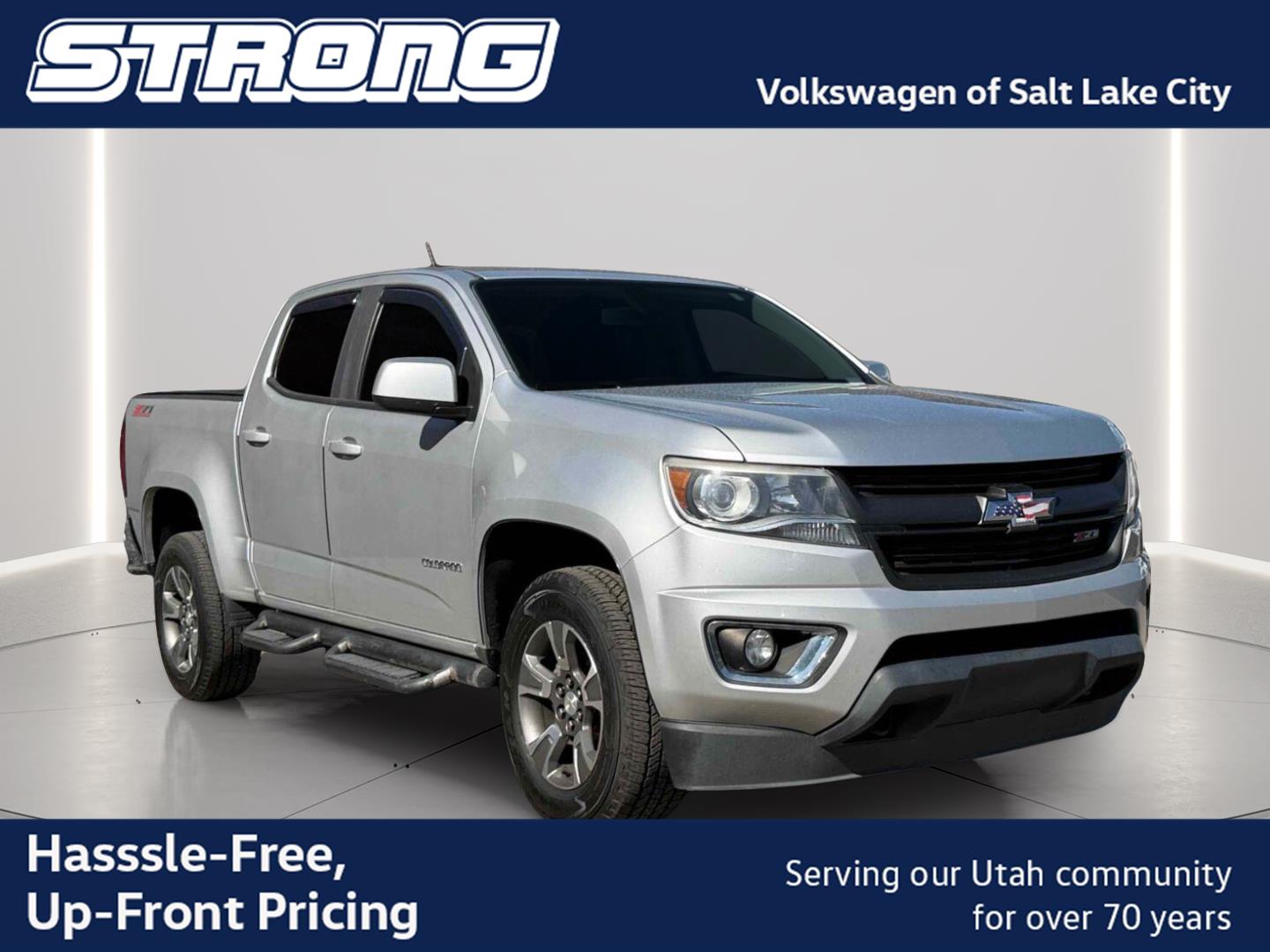 Silver Ice Metallic 2016 Chevrolet Colorado Pickup Truck 4X2 6-Speed Automatic