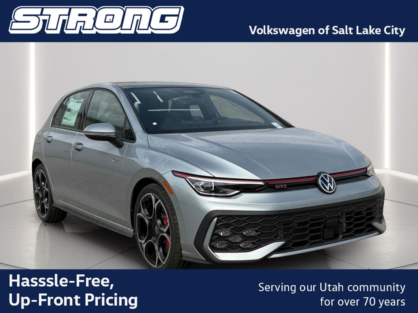alpine silver metallic 2026 Volkswagen Golf GTI Hatchback Front-Wheel Drive Automatic