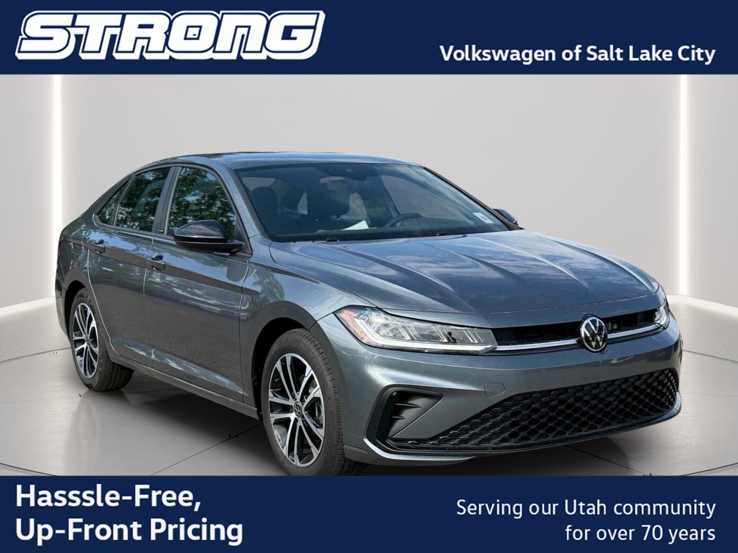 Platinum Gray Metallic 2026 Volkswagen Jetta Sedan Front-Wheel Drive Automatic