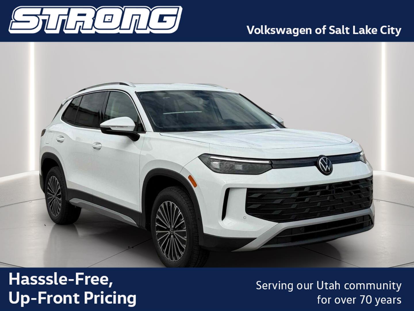 Pure White 2026 Volkswagen Tiguan SUV / Crossover All-Wheel Drive Automatic